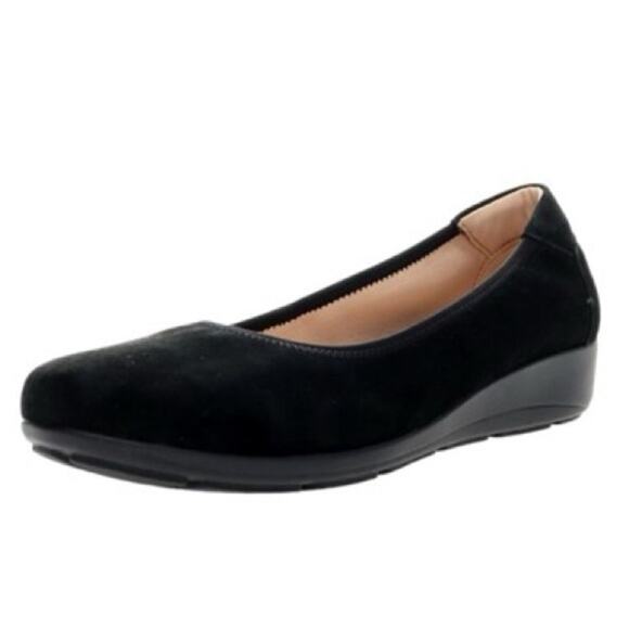 PROPET Slip On Black Suede Yara Shoes Size 11 Wide New in Box MSRP $115 - Picture 1 of 8